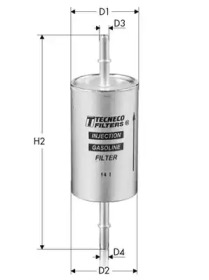 TECNECO FILTERS in9839 -  Топливный фильтр